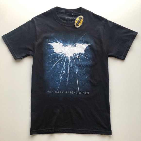 Batman Dark Knight Rises Graphic Print T-shirt S - Picture 1 of 6